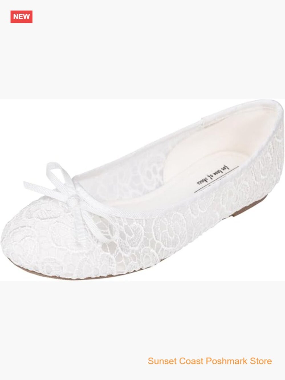 Round Toe Lace Ballet Crochet Flats Breathable Comfort Shoes Women's